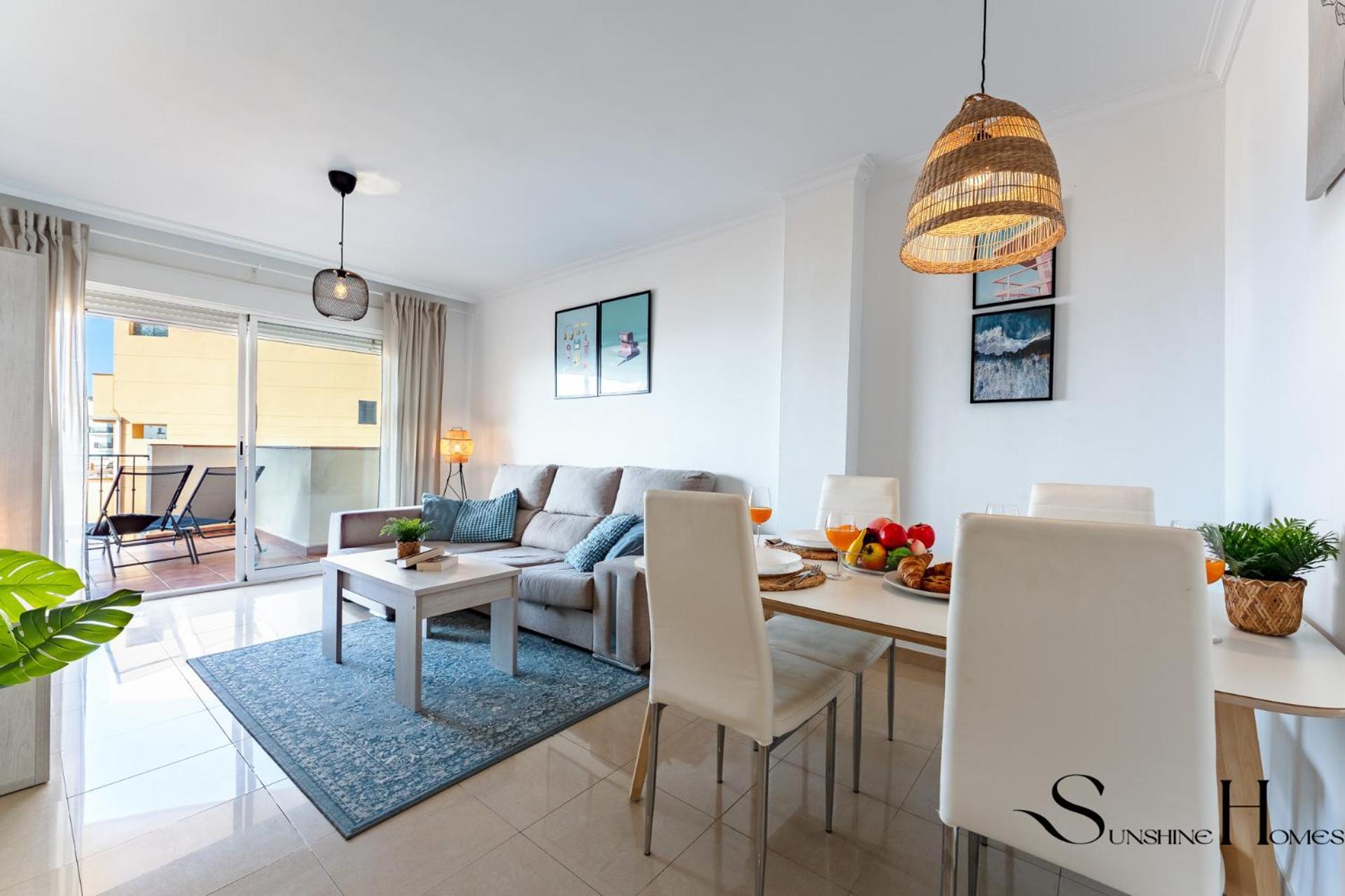 Beachside Retreat With Private Terrace Benalmádena Exterior foto